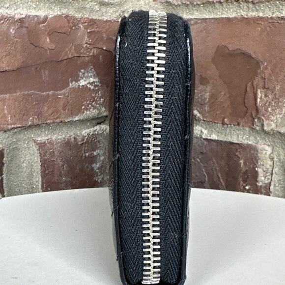 Saint Laurent Classic Monogram Zip Around Wallet - Picture 7 of 8